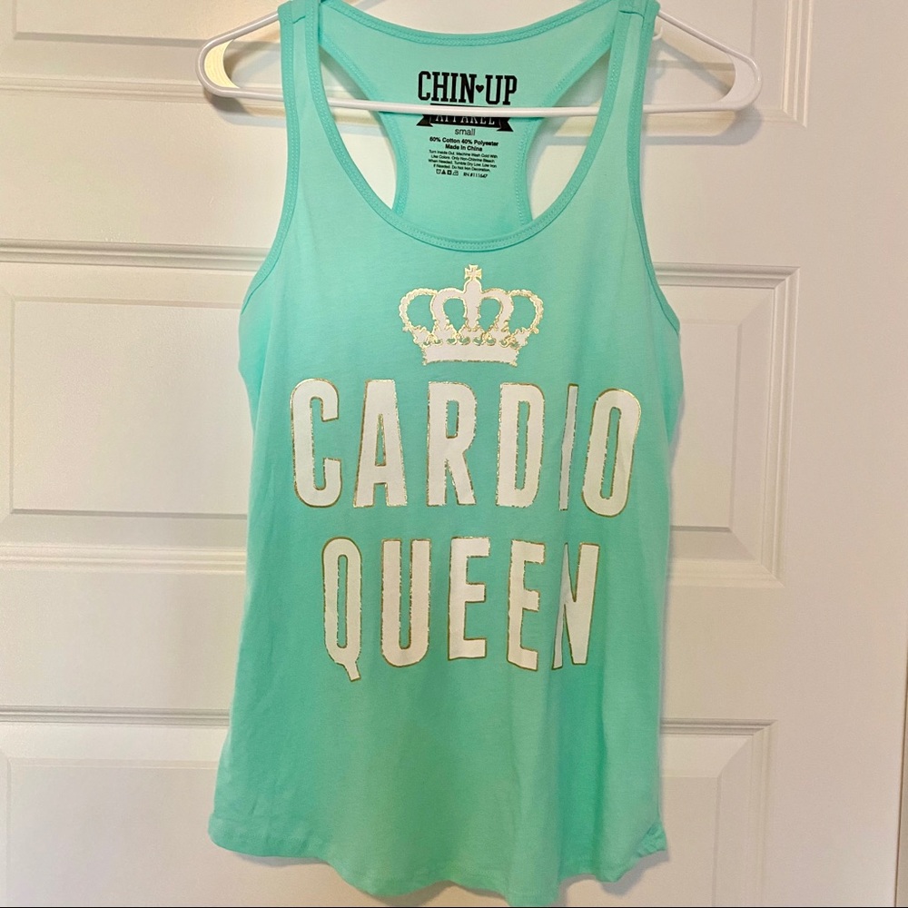 Chin Up Apparel Graphic Tank Small